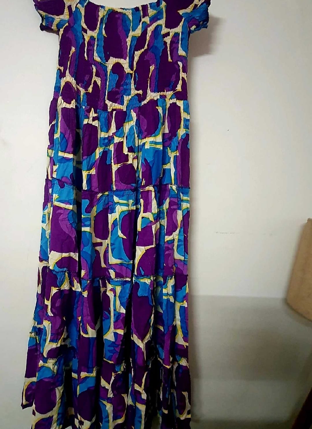 Fit and Flare Purple Frock