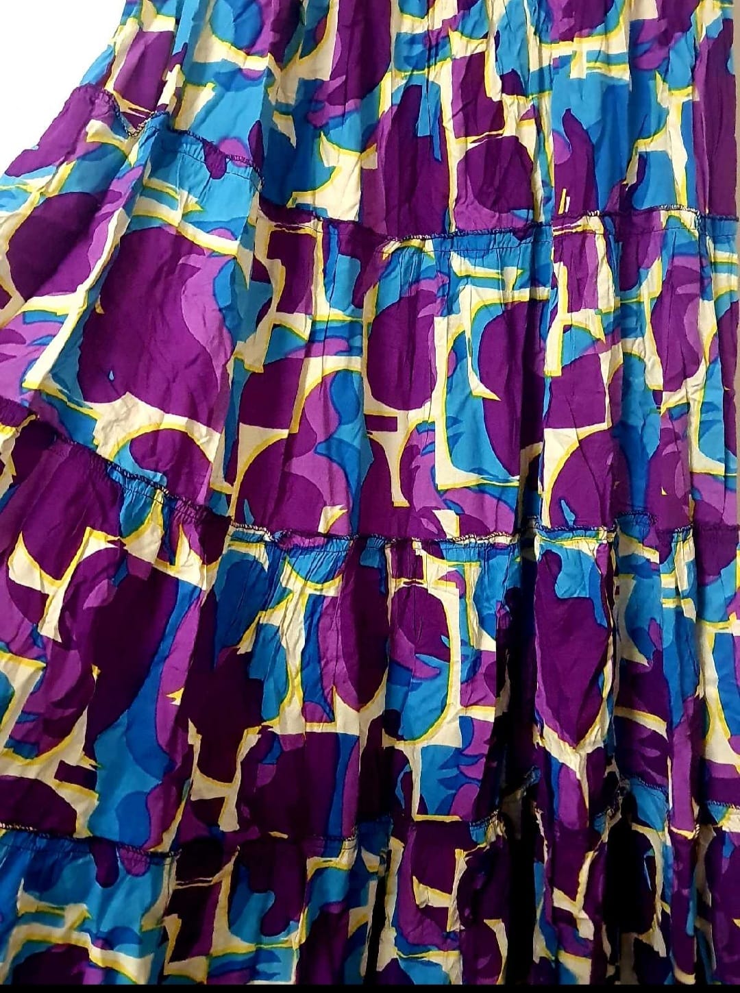 Fit and Flare Purple Frock