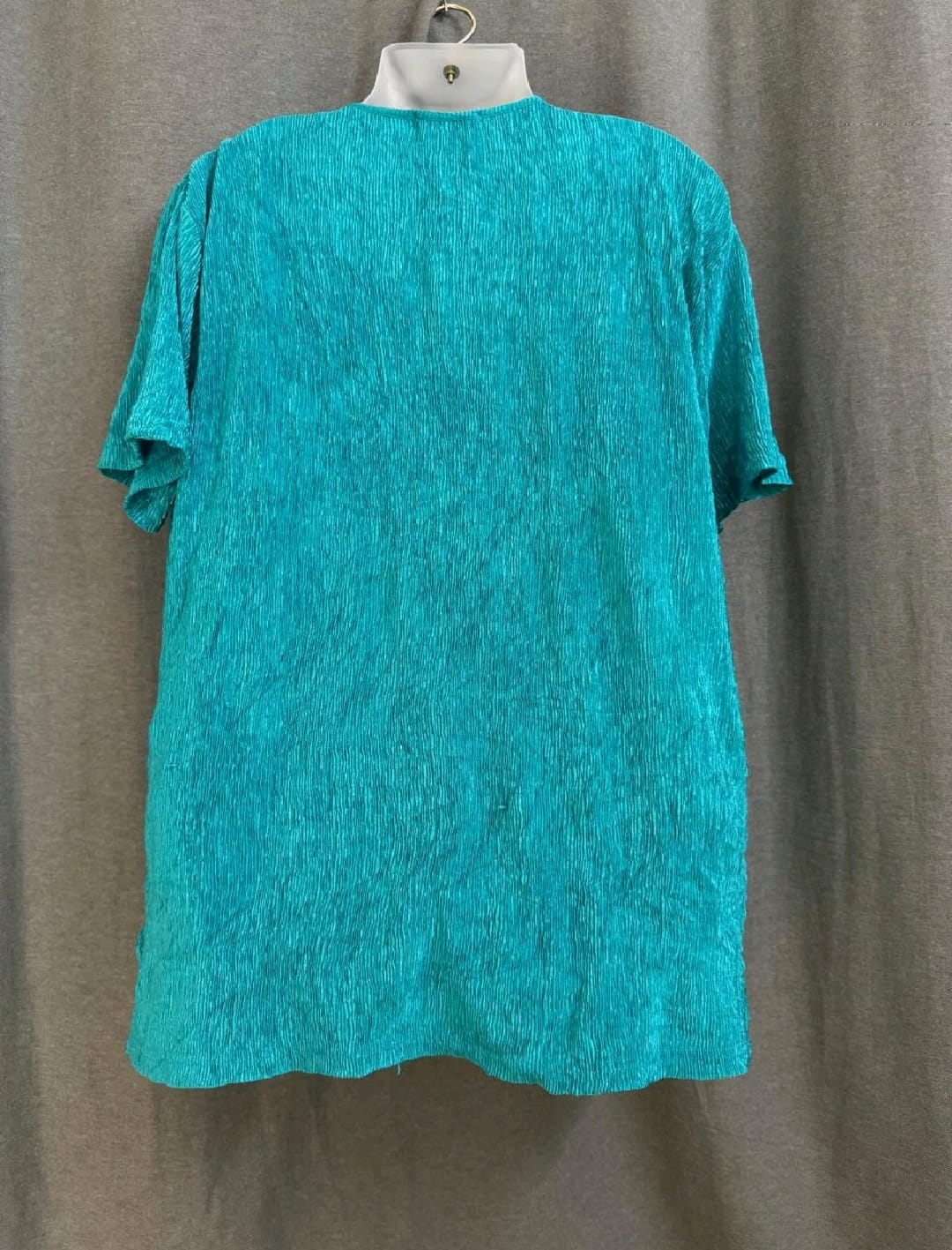 Plus Size Cyan Top