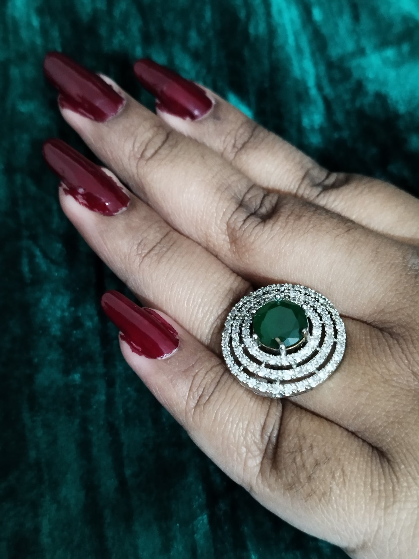 Emerald Stone Ring