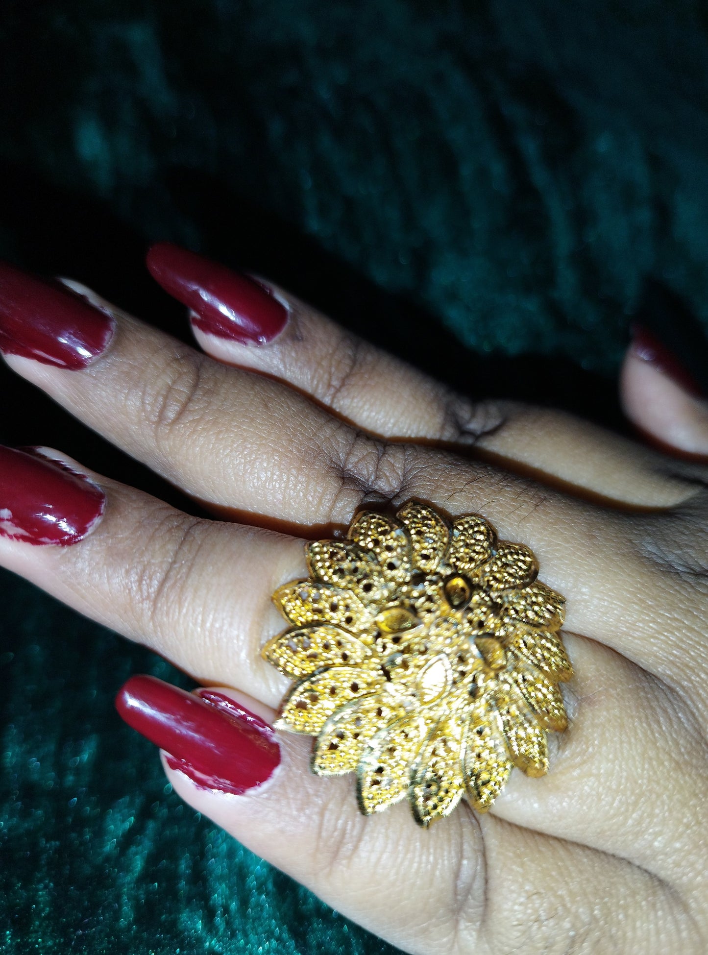 Gold Platted Finger Ring
