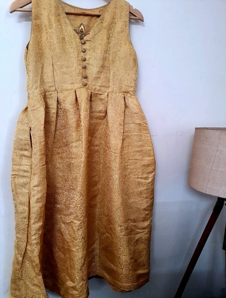 Golden Ethnic Frock