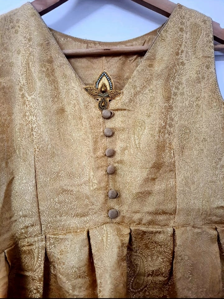 Golden Ethnic Frock