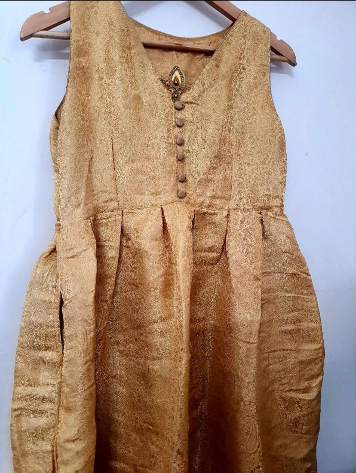 Golden Ethnic Frock