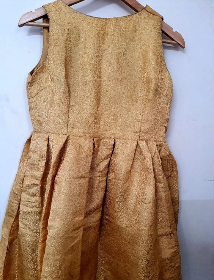 Golden Ethnic Frock