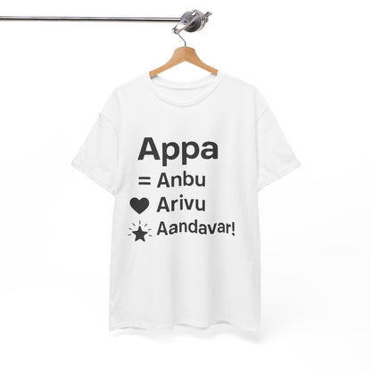 Appreciation Tee for Dads, Unisex Heavy Cotton Tee, Gift for Father's Day, Casual Shirt, Funny Dad Tee, Unique Father's Day Gift