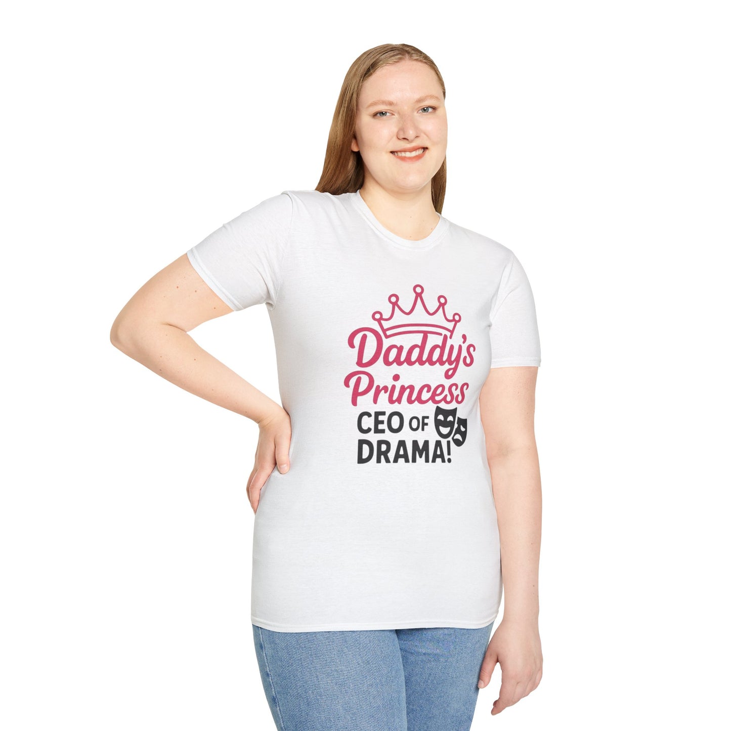 Daddy's Princess Drama T-Shirt | Funny Unisex Tee for Kids & Adults | Birthday Gift, Family Event, Little Royalty Apparel