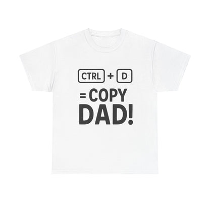 Funny Dad T-Shirt, Gift for Dad, Father's Day Tee, Programmer Gift, CTRL D Shirt, Geeky Dad Apparel, Humor T-Shirt, Casual Wear