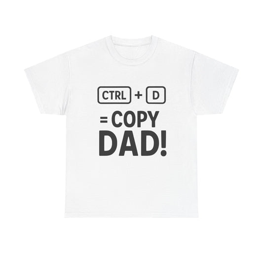 Funny Dad T-Shirt, Gift for Dad, Father's Day Tee, Programmer Gift, CTRL D Shirt, Geeky Dad Apparel, Humor T-Shirt, Casual Wear