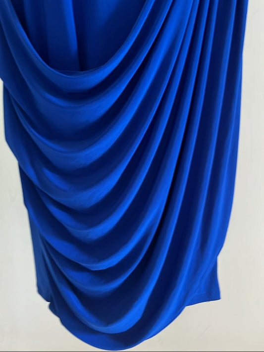 Chic Blue Party Dress Women