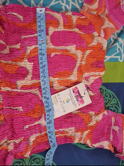 Fit and Flare Pink Frock
