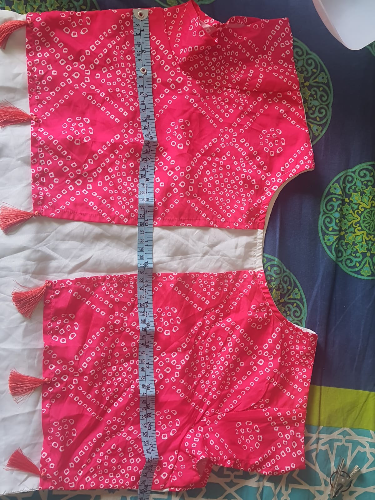 Pink and White Kurti
