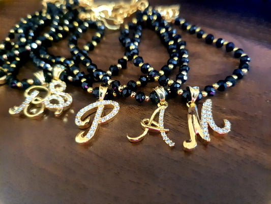 Bracelet with Stone Studded Initials