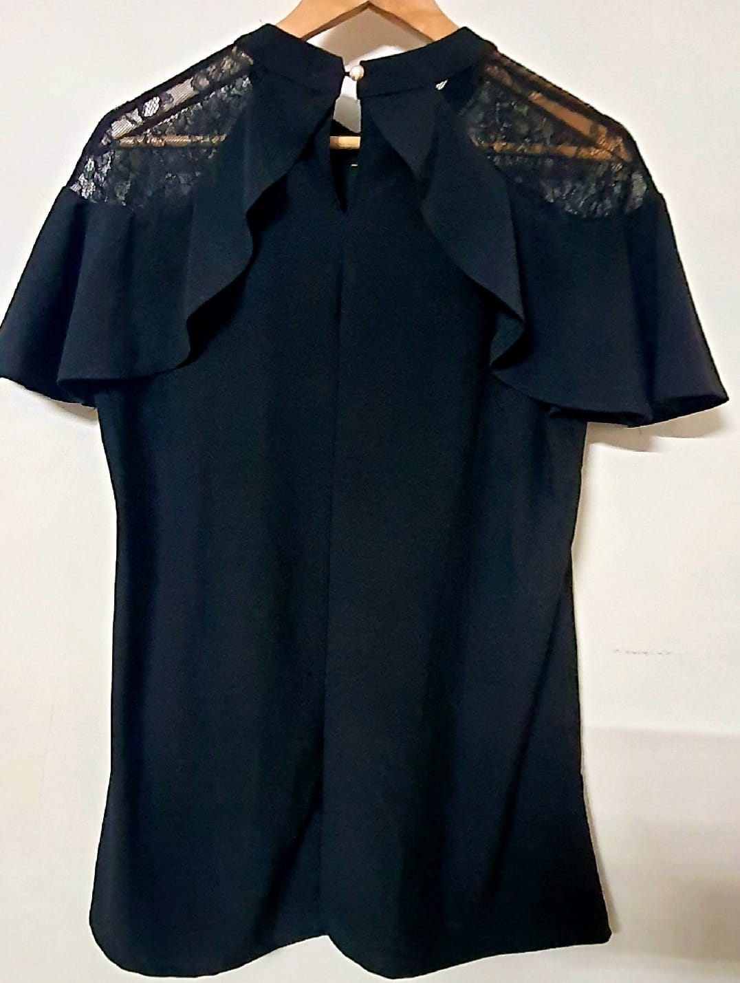 Black Korean Lace Top