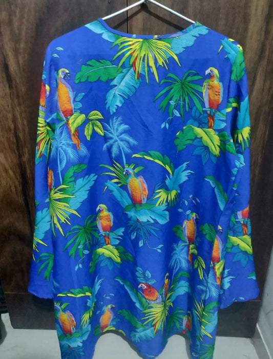Plus Size Blue Top