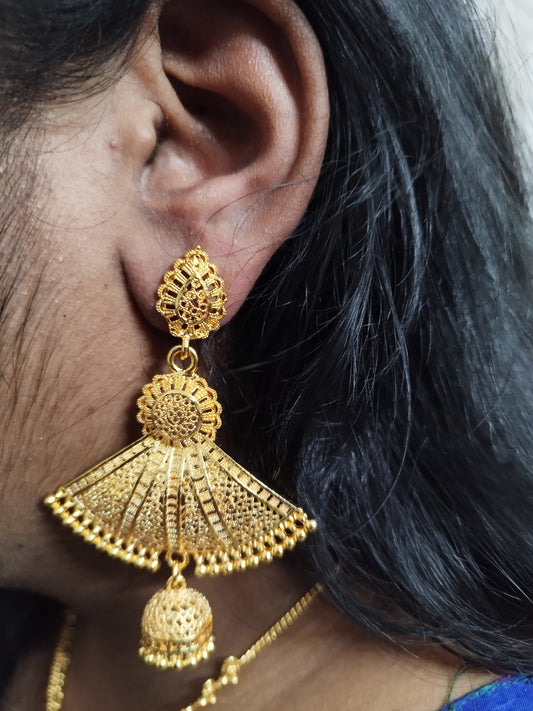 Gold Platted Earrings Imported
