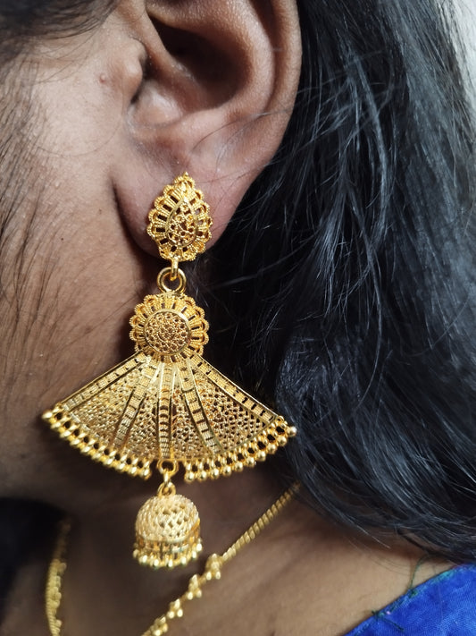 Gold Platted Earrings Imported