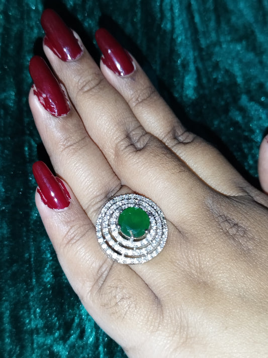Emerald Stone Ring