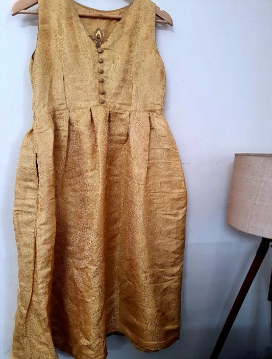 Golden Ethnic Frock