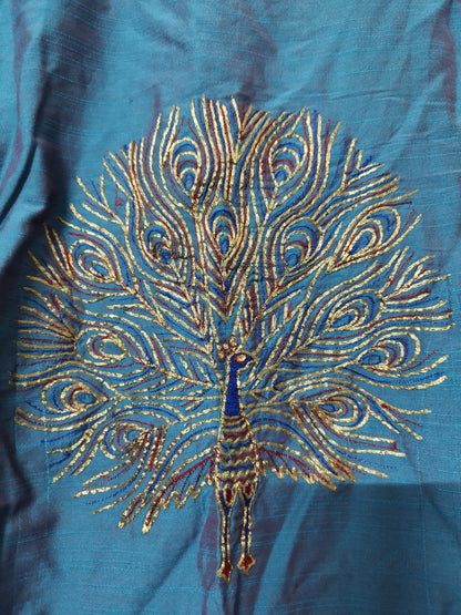 Peacock Embroidered Kurta